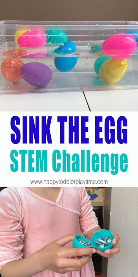 Easter Stem, Easter Science, Stem Activities Preschool, Easter Lessons, April Activities, Preschool Easter, Preschool Stem, Easter Week, Happy Toddler