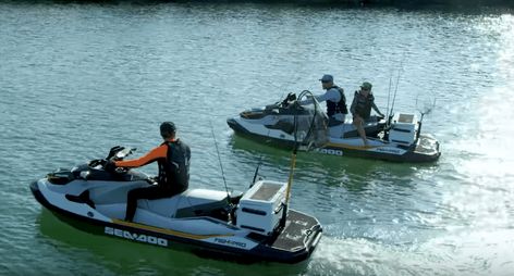 Dual Console Boat, Motorized Kayak, Jet Ski Fishing, Seadoo Jetski, Saltwater Fishing Gear, Bait Caster, Wave Boat, Bass Boats, Deck Boats