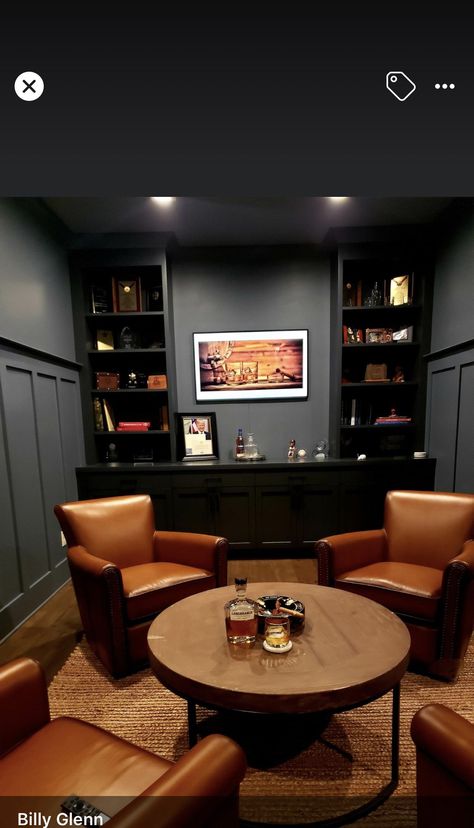 Painting Ideas Home, Home Painting Ideas, Zigarren Lounges, Lounge Room Ideas, Bar Lounge Room, Whiskey Lounge, Bourbon Room, Whiskey Room, Home Bar Rooms