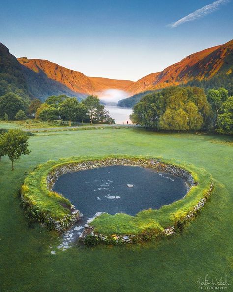 Ireland on Instagram: “Hidden amongst the luscious greenery of the Wicklow Mountains National Park, Glendalough is one of the crown jewels of Ireland's Ancient…” Wicklow Mountains, Ireland Aesthetic, The Crown Jewels, Images Of Ireland, Love Ireland, Ireland Landscape, Ireland Vacation, Visit Ireland, Crown Jewels