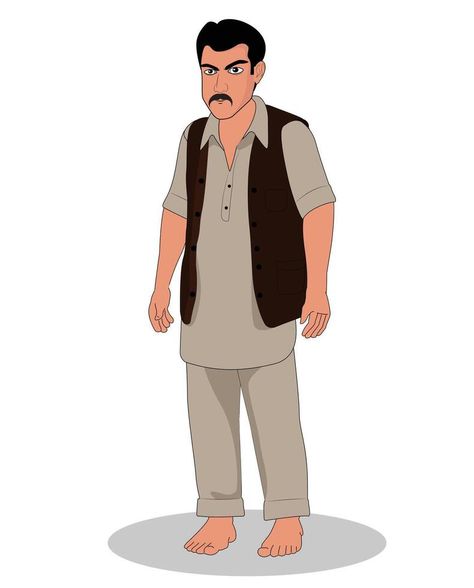 Indian angry young man cartoon character design for animation 2d Male Character, Indian Cartoon Characters, 2d Animation Characters, Indian Character Design, Cartoon Man Character, Character Design For Animation, 2d Cartoon Character, 2d Character Design, Best Friend Sketches