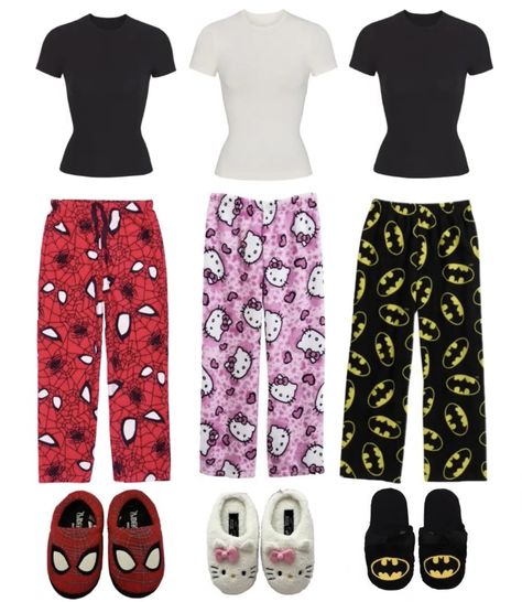 Hello Kitty Pajama Pants, Pj Outfit, Bff Matching Outfits, Pijamas Women, Matching Outfits Best Friend, Cute Pajama Sets, Cute Lazy Day Outfits, Matching Couple Outfits, Lazy Day Outfits