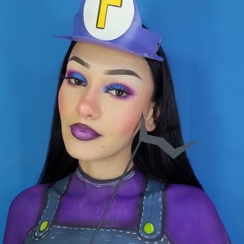 By Ig: Karyna_make.up Games Makeup, Inspired Makeup, Makeup Game, Mario Bros, Maquillaje De Ojos, Makeup Inspiration, Makeup Looks, Mario, Lego