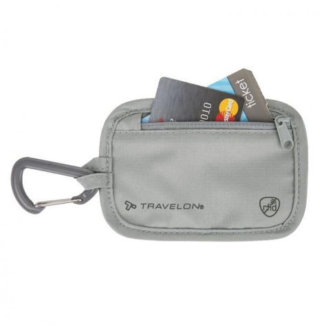 13368 RFID Blocking Clip Stash Pouch - RFID Blocking Travelon Bags, Belt Wallet, Stadium Bag, Anti Theft Bag, Travel Pack, Waist Pouch, Rfid Wallet, Travel Products, Kids Travel