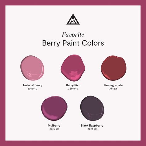 Benjamin Moore Mulberry, Berry Wine Color Palette, Raspberry Painted Walls, Benjamin Moore Black Raspberry, Raspberry Wall Color, Mulberry Paint Color, Berry Color Aesthetic, Raspberry Paint Color, Berry Paint Color