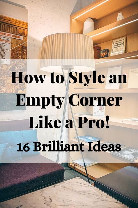 Discover all the potential ideas for how to style an empty corner with these 16 brilliant ideas. Turn unused corners into charming and efficacy spaces. Unused Dining Room Ideas, Earthy Modern Decor, Reading Corner Living Room, Small Corner Decor, Earthy Modern Living Room, Corner Decorating Ideas, Living Room Corner Decor, Sheer Curtains Bedroom, Dining Room Corner