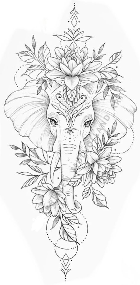 Tattoo Nike, Beautiful Spine Tattoos, Children Tattoo, Mandala Elephant Tattoo, Leg Sleeve Ideas, Tattoo Names, Elephant Tattoo Ideas, Balance Tattoo, Embroidery Jeans Diy