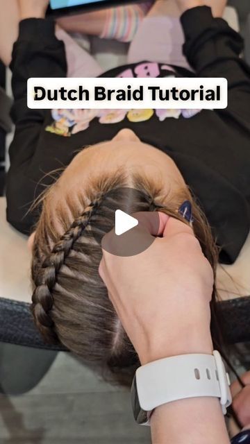 Sarah | Hair Braider on Instagram: "How to Dutch Braid" Hairstyle With Dutch Braids, Hot To Dutch Braid, Cool French Braids, Dutch French Braid Tutorial, Dutch Braid Hairstyles Tutorials, How To Do A Dutch Braid Step By Step, How To Do Dutch Braids, How To Do A Dutch Braid, How To Do Dutch Braids On Yourself