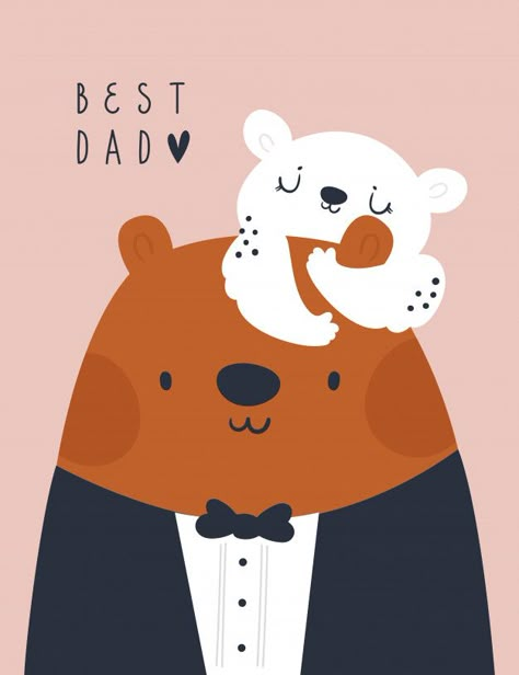 Bear Family, Bear Illustration, Family Cartoon, Boy Character, Family Illustration, Cute Bear, Cute Bears, The Bear, Cartoon Illustration