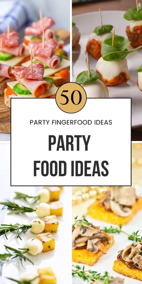 Looking for cold snacks and easy-to-make appetizers? These bite-size party food ideas are perfect for 1st birthdays, winter house parties, or park celebrations. Whether it’s a cocktail party or slumber gathering, you'll love the quick and easy options like mini sandwiches or meat lover platters. Pin these now for your Bday or holiday party! Adults Party Food Ideas, Easy Fancy Party Appetizers, Party Orderves Finger Foods, Premade Party Food Ideas, Amazing Party Food, Tapas Birthday Party, Appetizers For 70th Birthday Party, Bday Snacks Ideas, Fresh Party Food