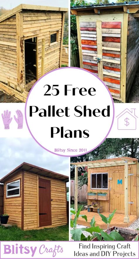 How To Make A Shed Out Of Pallets, Garden Shed From Pallets, Diy Shed From Pallets, Pallet Lean To Diy, How To Build A Shed Out Of Pallets, Pallet Building Shed, Pallet Lean To Shed, Pallet Tool Shed, What To Build With Pallets