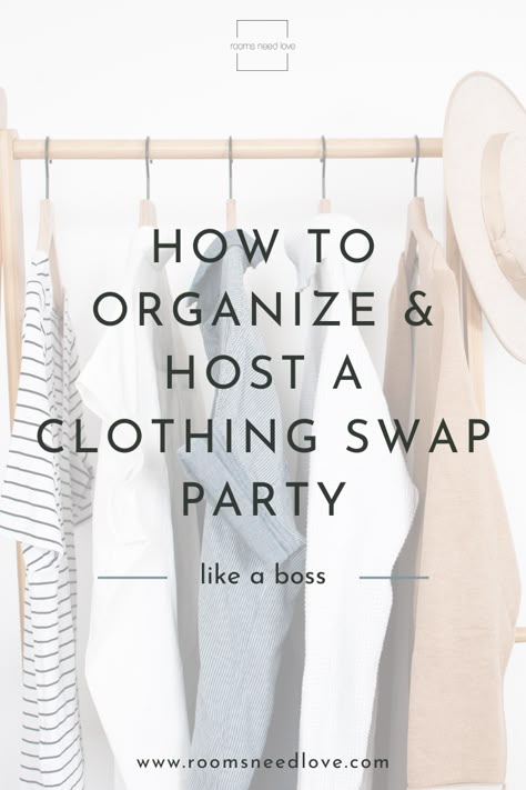 Clothes Swap Party, Clothing Swap Party, Closet Organization Master, Decluttering Clothes, Rs Activity Ideas, Easy Home Updates, Diy Home Organization Ideas, Mom Time Management, Clothing Exchange