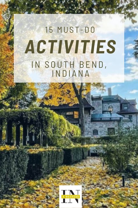 South Bend, Indiana is currently undergoing a period of revitalization, evidenced by the expansion of its downtown area, which now hosts numerous retail establishments, eateries, and cultural venues. Check out our article on the perfect activities to do in this city for the perfect weekend trip! ⭐ #aweekendin #weekendtrip #tripplanning #activities #southbend #indiana #mustdo #historic #culture #sports Things To Do In South Bend Indiana, South Bend Indiana Things To Do, Southbend Indiana, Things To Do In Indiana, Girls Weekend Getaway, South Bend Indiana, Family Trips, Notre Dame University, South Bend