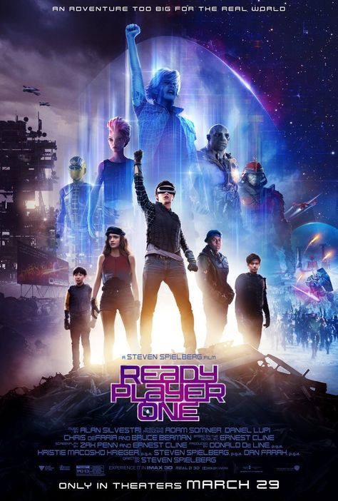 Ready Player One Movie, Full Mon, 3d Cinema, Simon Pegg, Saturday Night Fever, Video Game Systems, 2018 Movies, Ready Player One, Tv Series Online