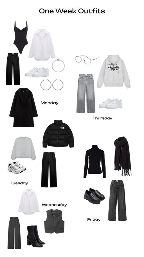 outfits | inspo | week | minimalistic | uni week | university | student Dark Winter Outfits, University Student, Outfits Fall, Office Fashion, Winter Outfits, Fall Outfits, University, Fall Winter, Outfit Inspo