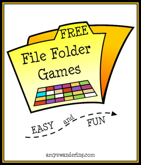 Easy Classroom Games, File Folder Games Free, File Folder Ideas, File Folder Games Preschool, Folder Ideas, Folder Activities, File Folder Activities, File Folder Games, Task Boxes