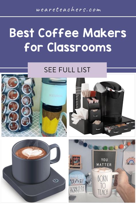 Classroom Keurig Station, Teacher Coffee Station In Classroom, Teacher Coffee Station, Classroom Coffee Bar, Classroom Coffee Station, Home Coffee Bar Ideas, Sugar Free Creamer, Home Coffee Station, Coffee Station Ideas