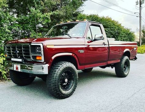 Ford Semi Trucks, Lifted Old Trucks, 1987 Ford F150, 1980 Ford Truck, Bullnose F150, Ford Bullnose, 1985 Ford F150, Bullnose Ford, Ford Obs