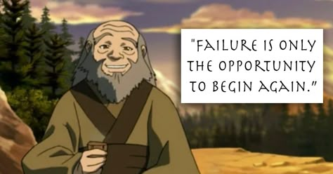 These 14 Quotes Are Some Of Uncle Iroh's Best Advice In "Avatar: The Last Airbender" Avatar The Last Airbender Graduation Cap, Uncle Iroh Tattoo, Dragon Of The West, Avatar The Last Airbender Uncle Iroh, Childhood Tattoos, Avatar Iroh Quotes, Uncle Iroh Quotes, Avatar The Last Airbender Quotes, Atla Quotes