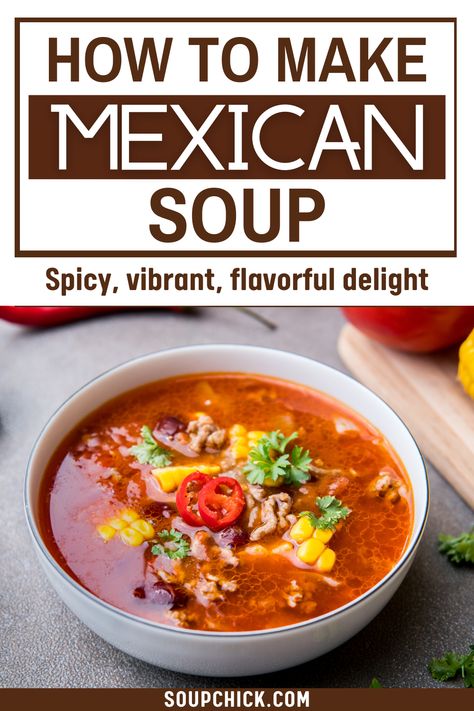 Mexican Soup Mexican Broth Soup, Authentic Mexican Soup, Mexican Soup Recipes Authentic, Mexican Vegetable Soup, Salsa Soup, Sizzling Recipe, Mexican Soup Recipes, 7 Seas, Homemade Mexican