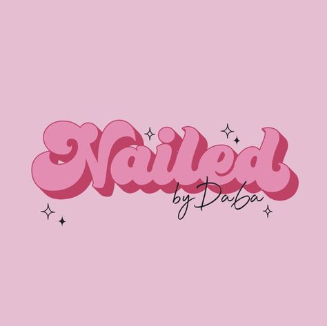 Nail Page Logo Ideas, Nail Logo Ideas Graphic Design, Nail Tech Logo Ideas, Personal Shopper Logo Ideas, Personal Shopper Logo, Nail Tech Logo Design, Nail Logo Design Ideas, Nail Logos Ideas, Nail Tech Logo