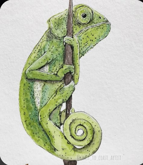 Cameleon Art, Paintings For Beginners, Learn Watercolor Painting, Watercolor Mixing, Learn Watercolor, Watercolor Tips, Paintings Tutorials, Watercolor Paintings For Beginners, Watercolor Lessons