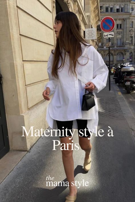 Discover chic maternity wear infused with Parisian flair. Elevate your pregnancy style effortlessly with our French-inspired pieces, combining comfort and elegance for every stage of your journey. Chic Outfits Pregnant, Cute Maternity Looks, Maternity Outfits Celebrity, Pregnant Nyc Outfit, Work Outfits Women Maternity, Pregnant French Style, Rosie Huntington Pregnant Style, Pregnancy Friendly Outfits, Casual Chic Maternity Outfits