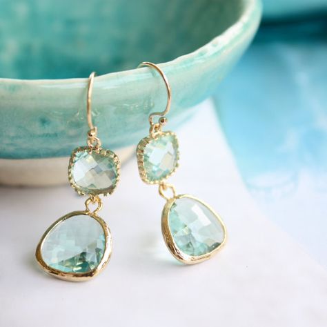 TenThings DROPS of JUPITER green amethyst gold by TenThings, $48.00