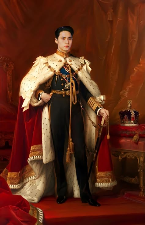 Mingyu English King/Nobleman Edit Victorian Era Men, King Outfits Royal, Modern Palace, Us Seal, The Royal Romance, Royal Attire, Royal Costume, Historical Portraits, Emperor And Empress