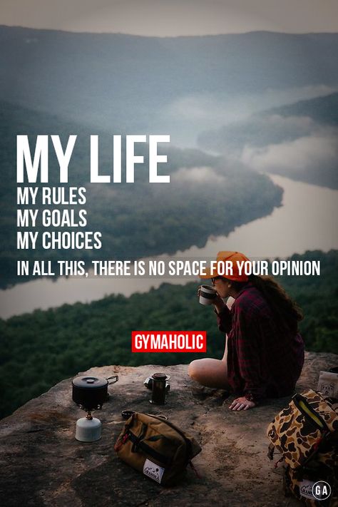 My life. My rules. My choices. In all this, there is no space for your opinion ! http://www.gymaholic.co/ #fit #fitness #fitblr #fitspo #motivation #gym #gymaholic #workouts #nutrition #supplements #muscles My Life My Rules Quotes, My Body My Rules, Frases Love, Rules Quotes, My Life My Rules, My Rules, Gym Quote, My Goals, Motivation Fitness