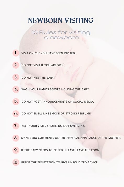 Newborn Visiting Rules For Visiting A Newborn At Hospital, Newborn Dos And Donts, Visiting My Newborn Rules, List Of Rules For Visiting Newborn, Newborn Safety Tips, Rules For My Newborn, Setting Boundaries With A Newborn, How To Coparent With A Newborn, Visiting A Newborn Rules