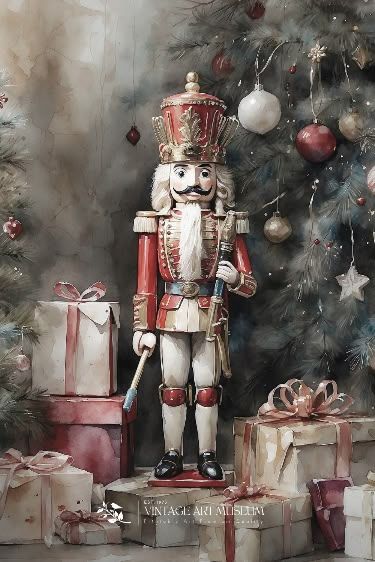 Vintage Nutcracker Delight: Christmas Printable Art Christmas craft ideas #christmascraftideas Christmas craft idea #christmascraftidea #christmas #craft #idea merry christmas #merrychristmas 10.47 Christmas Stocking Painting, Cute Christmas Wishlist, Stocking Painting, Christmas Wishlist Ideas On Paper, Xmas Tree Ornaments Diy, Preschool Christmas Craft, Craft Ideas Preschool, Prek Christmas, Tree Ornaments Diy