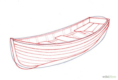 How to draw a boat How To Draw A Row Boat, Row Boat Drawing, Art Traceables, Boat Sketch, Boat Pattern, Watercolor Boat, Boat Illustration, Deck Framing, Boat Drawing