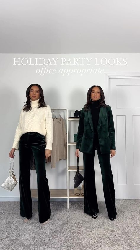 Friendmas Party Outfits, Holiday Party Office Outfit, Holiday Party Outfits Casual, Holiday Office Party Outfit Casual, Xmas Office Party Outfit, Professional Holiday Party Outfit, Holiday Party Outfit Work Cocktail, Holiday Work Dinner Outfit, Business Casual Holiday Outfit