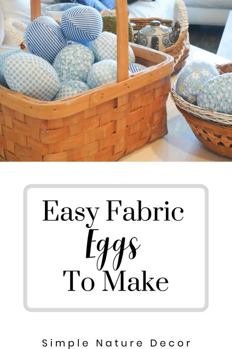 Fabric Covered Eggs, Diy Fabric Easter Eggs, Egg Sewing Pattern, Sew Easter Eggs, Fabric Egg Pattern, Sewing Projects Easter, Fabric Easter Egg Pattern Free Sewing, Easter Egg Sewing Pattern, Fabric Eggs Diy