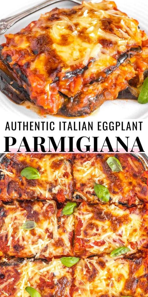 Classic Eggplant Parmesan Recipe, Eggplant Parmesan No Egg, Quick Eggplant Parmesan, Brinjal Recipes Italian, Eggplant Parmesan Ricotta, Eggplant Parm Recipes Easy, Non Breaded Eggplant Parmesan, Bake Eggplant Parmesan, Simple Eggplant Parmesan