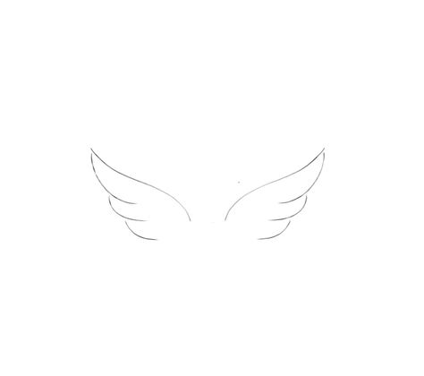 Minimalist Wings Tattoo Design, Wings Tiny Tattoo, Angel Wings Under Knee Tattoo, Simple Angel Wings Tattoo Design, Wings Line Tattoo, Tiny Tattoos Angel Wings, Wings Tattoo Design For Women, Simple Angel Wing Tattoo, Angel Wing Fine Line Tattoo