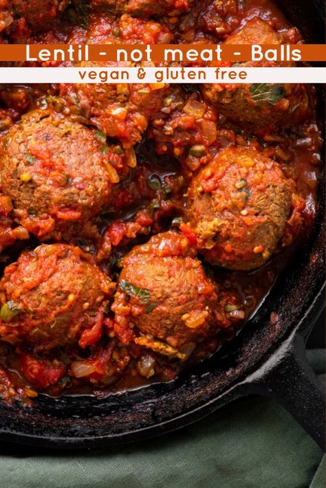 Lentil - not meat - balls Lentil Balls, Lentil Meatballs, Indian Lentils, 2023 Recipes, Tomato Nutrition, Vegan Meatballs, Meat Substitutes, Meal Prepping, Food Prep