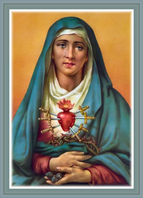 First Saturday Devotion - The Fatima Center Seven Sorrows Of Mary, Sorrows Of Mary, I Love You Mother, Lady Of Sorrows, Mary Mother Of God, Mama Mary, Our Lady Of Sorrows, Holy Mary, Mother Of God