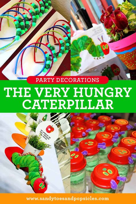 Hello Spring: Hungry Caterpillar Birthday Party Hungry Caterpillar Party Decorations, Hungry Caterpillar Birthday Food, Hungry Caterpillar 3rd Birthday, One Hungry Caterpillar, Hungry Caterpillar Birthday 1st, The Very Hungry Caterpillar Birthday Decorations, One Hungry Caterpillar Birthday, The Hungry Caterpillar Party, Hungry Caterpillar Birthday Party Favors