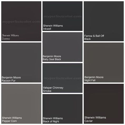 design indulgence: DARK HOUSES House Paint Exterior Grey, Dark Houses, Exterior Gray Paint, Farrow Bal, Black Houses, Postmodern Art, Pintura Exterior, Dark House, Grey Houses