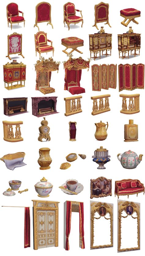 Sims 4 Royalty Furniture, The Sims 4 Cc Victorian Furniture, Sims 4 1700s Cc Furniture, Sims4 Cc Royal Furniture, Sims 4 Cc Rocco, Sims4 Cc Medieval, Sims 4 Cc Rococo Furniture, Royal Sims 4 Cc Furniture, Sims 4 Cc Tudor Furniture