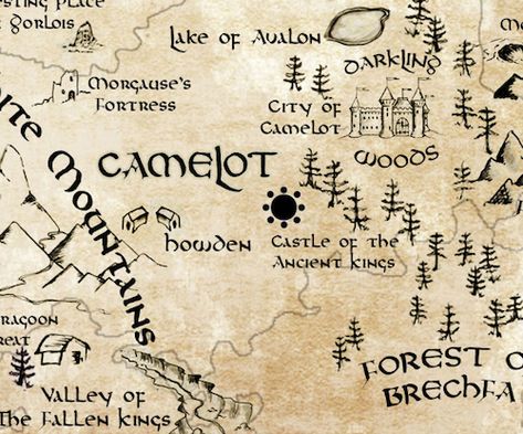 Versaphile's Tumblr — Map of the Kingdom of Camelot by Versaphile A... Arthurian Legend Aesthetic, King Arthur Aesthetic, Camelot Aesthetic, Merlin Aesthetic, Morgana Le Fay, Rei Arthur, Fantasy Story Ideas, Ancient Kings, Merlin Series