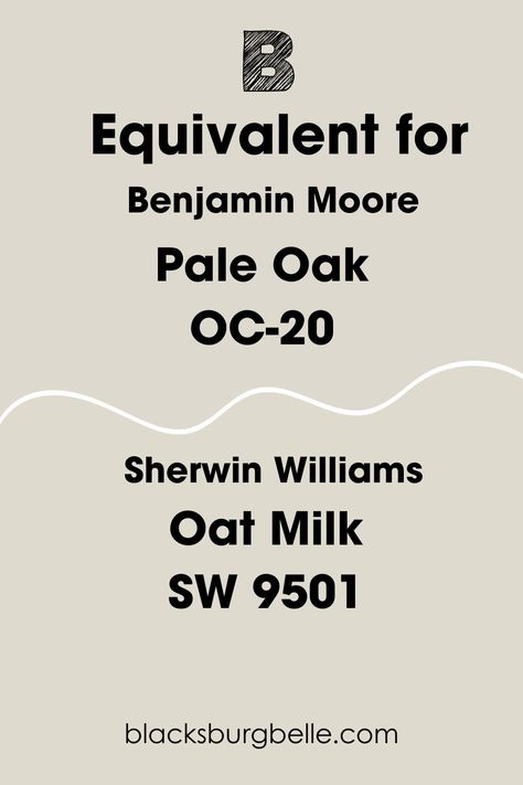 Benjamin Moore Pale Oak OC-20 Paint Color Review Sherwin Williams Equivalent To Pale Oak, Sherwin Williams Color Similar To Pale Oak, Pale Oak In Sherwin Williams, Pale Oak Paint Benjamin Moore, Pale Oak Lightened 50%, Pale Oak Sherwin Williams Equivalent, Pale Oak Sherwin Williams, Sherwin Williams Pale Oak, Pale Oak Benjamin Moore Exterior