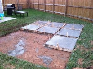 Landscaping Ideas For Big Backyard, Diy Poured Concrete Patio, Self Leveling Concrete Patio, Cement Slab Patio Ideas, Concrete Patio Ideas Diy, Concrete Pad Patio Ideas, Concrete Patio Ideas On A Budget, Diy Cement Pavers, Diy Cement Patio