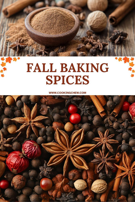 Cozy fall spice recipes perfect for holiday baking, including cookies and flavorful fall-inspired dishes. Apple Pie Spice, Ginger And Cinnamon, Fall Cooking, Hot Apple Cider, Fall Flavors, Fall Spices, Fall Drinks, Holiday Kitchen, Baking Mix