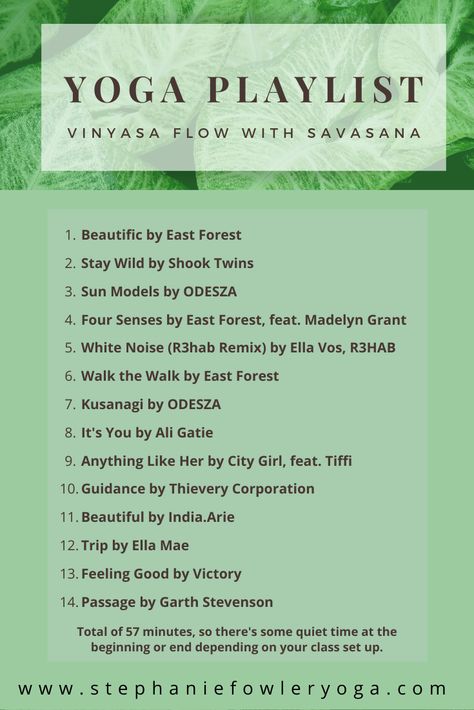 Vinyasa Playlist Yoga Flow, Yoga Playlist Spotify, Yoga Music Playlist, Yoga Teacher Resources, Yoga Education, Yoga Playlist, Yoga Information, Yoga Journey, Yoga Club