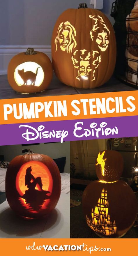 Maybe you’re not into super scary Halloween or maybe you’re just a hardcore Disney fan, but either way you want a Disney pumpkin to brag about on your Instagram. We’ve got you covered with 75 of the best Disney Stencils, no downloads or emails are required! #halloween #pumpkincarving Cinderella Pumpkin Carving Stencil, Disney Villain Pumpkin Stencil, Disney Pumpkin Stencils Free Printables, Disney Jack O Lantern, Stencils For Pumpkin Carving, Pumpkin Carving Disney Stencils, Nemo Pumpkin, Disney Pumpkin Stencils, Disney Pumpkin Carving Templates