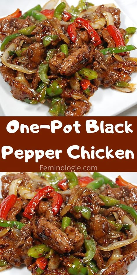 Pin on Recipes One Pot Black Pepper Chicken, Black Pepper Chicken Recipe, Pepper Chicken Recipe, Black Pepper Chicken, Recipes With Chicken And Peppers, Palm Sugar, Pepper Chicken, Chicken Stuffed Peppers, Coconut Palm