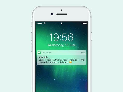 Rethinking Message Notifications on iOS by Lewis+Humphreys Ios Message, Ios Notification Template, Message Notification Iphone, New Message Notification, Notification Center Iphone, Phone Notification, Instagram Notification, Ios Notifications, Notification Ui